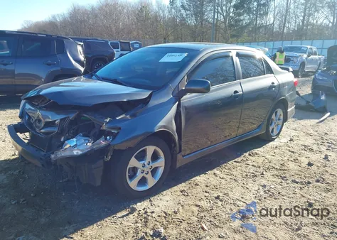 2011 Toyota Corolla S from USA, damaged, VIN 2T1BU4EE5BC752892
